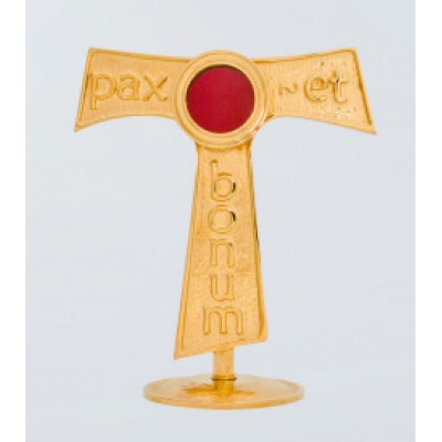 Relicvariu placat cu aur, 19 cm