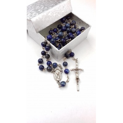 Rozariu lapis lazuli, 6 mm