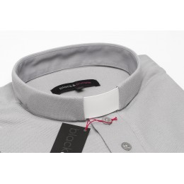 Tricou clerical gri Tricou clerical gri